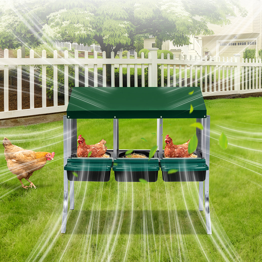 Chicken Coop Green Hutch 80x52x78.5cm