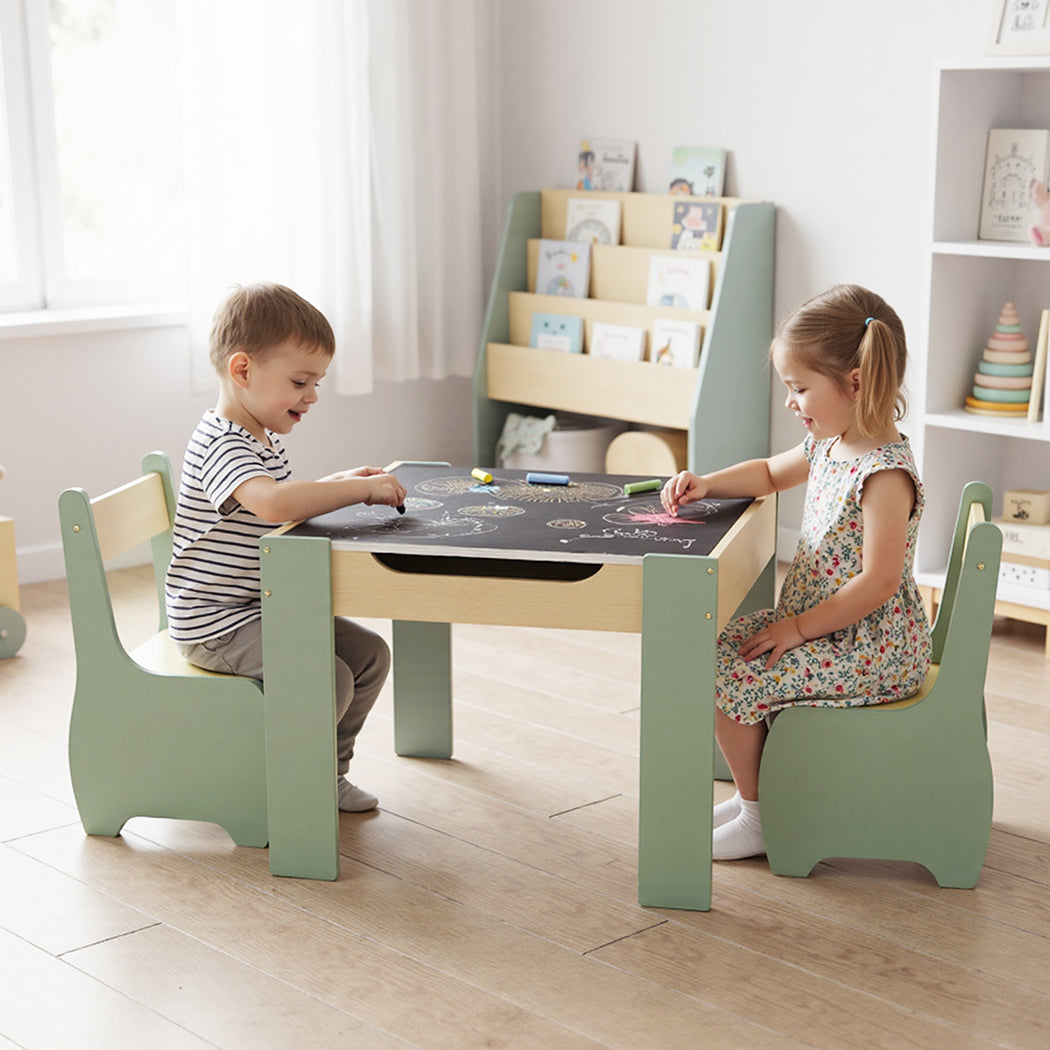 Kids Table And Chairs Set 3in1 63x61.5x48cm