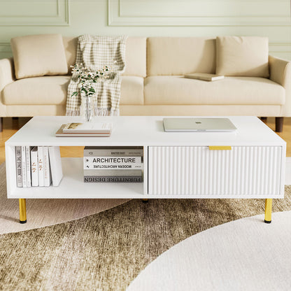Minimalist 110cm Coffee Table  Multipurpose Use Classic Durable