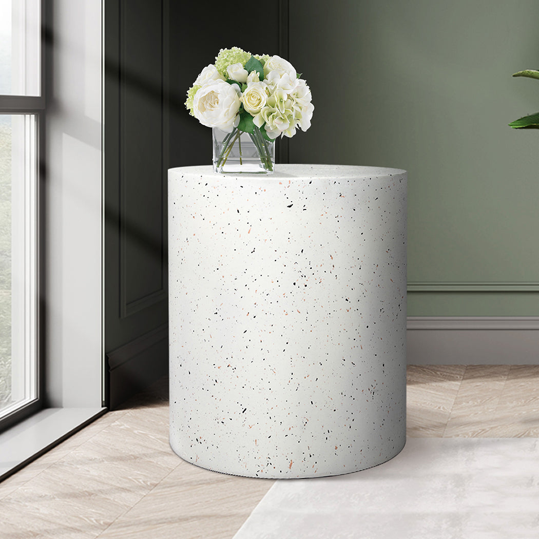 Round Side Table Terrazzo 39.5x39.5x47cm