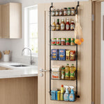 Over Door Pantry Organiser 6 Tier Metal Rack | HomeAndLiving