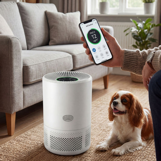 Air Purifier HEPA Air Cleaner App Control Alexa 70㎡ Smoke Odor Pet Home