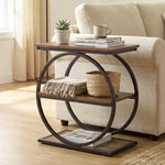 3 Tier Narrow Side Table Industrial Bedside | HomeAndLiving