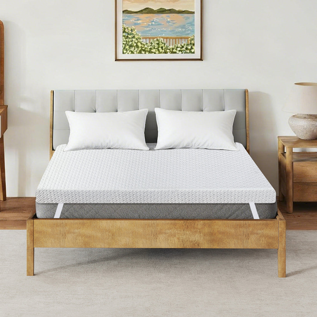 Memory Foam Mattress Topper 10cm Thick 203x183x10cm