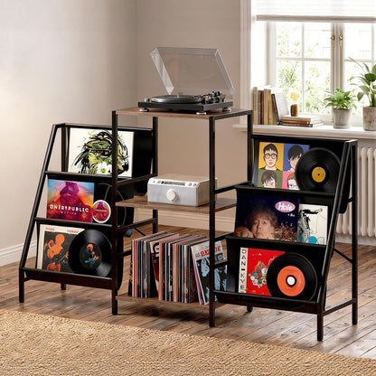 Vinyl Record Stand Storage 125x30x74cm