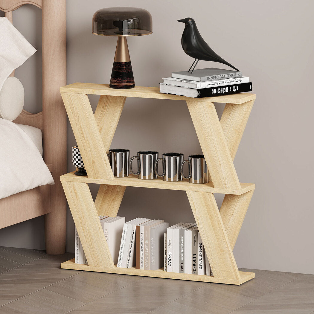 Slim Side Table Storage 60x22x56.5cm