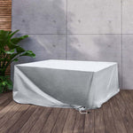 Ergonomic Outdoor Furniture Cover Waterproof Silver 20cm Extension