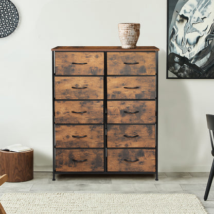 Storage Cabinet Tower Brown 88x30x112cm