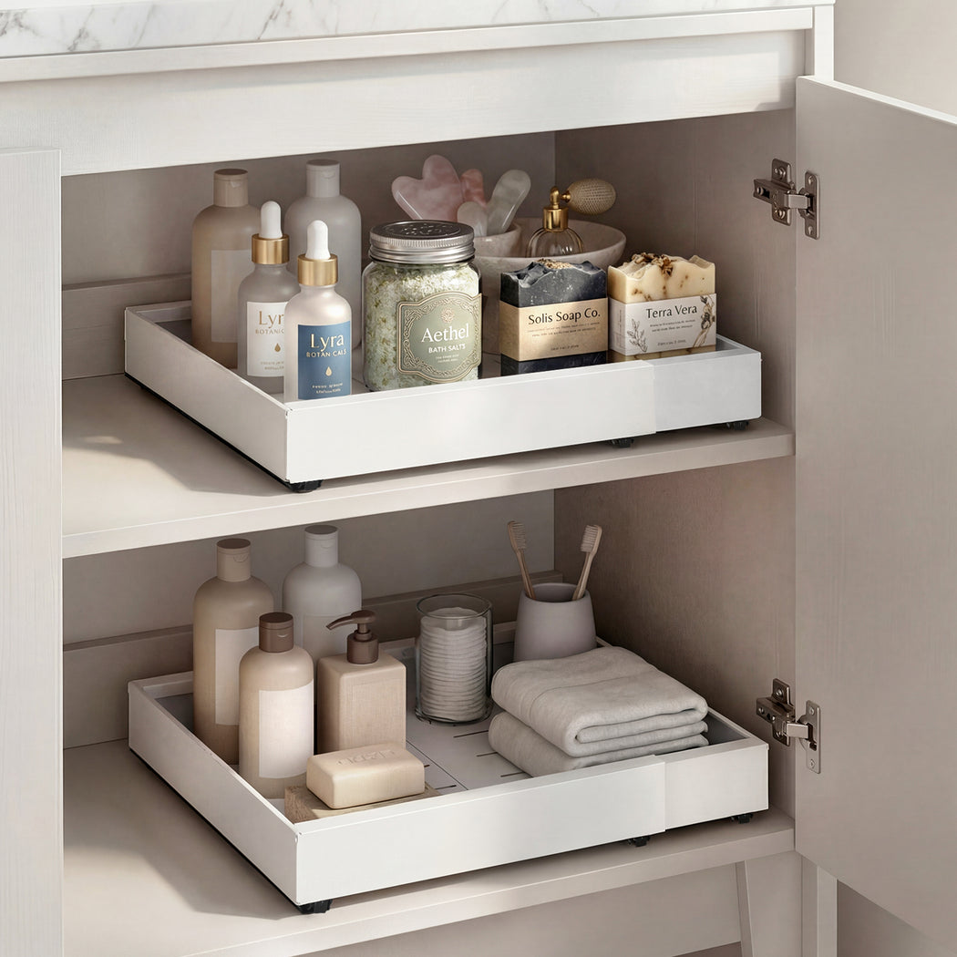 Pull Out Cabinet Organiser Drawer 2Pc | HomeAndLiving - 8