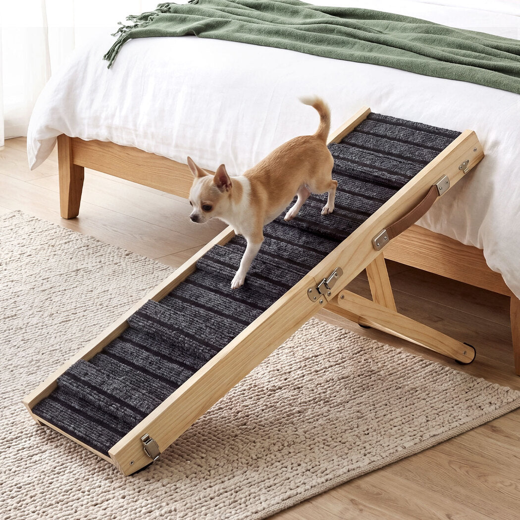 Dog Ramp Adjustable Non Slip 84x32x6cm