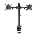 Dual LED Monitor Stand 2 Arm Hold Two LCD Screen TV Desk Mount Bracket