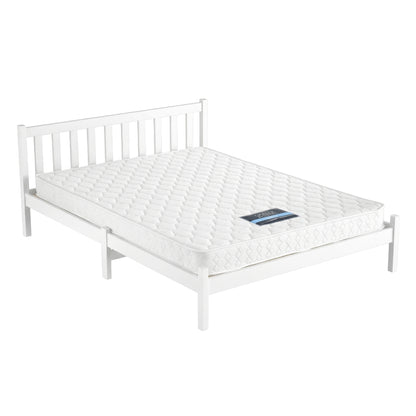 Double Mattress Pine Bed Frame Bundle | HomeAndLiving - 2