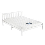 Double Mattress Pine Bed Frame Bundle | HomeAndLiving