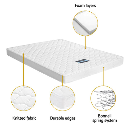 Double Mattress Pine Bed Frame Bundle | HomeAndLiving - 6