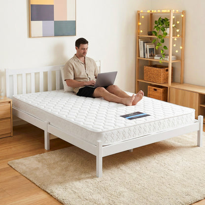 Double Mattress Pine Bed Frame Bundle | HomeAndLiving - 9