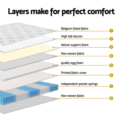 Single Mattress Storage Bed Frame Set Pocket Spring | HomeAndLiving