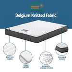 Single Bed Frame Mattress Set Pine White | HomeAndLiving
