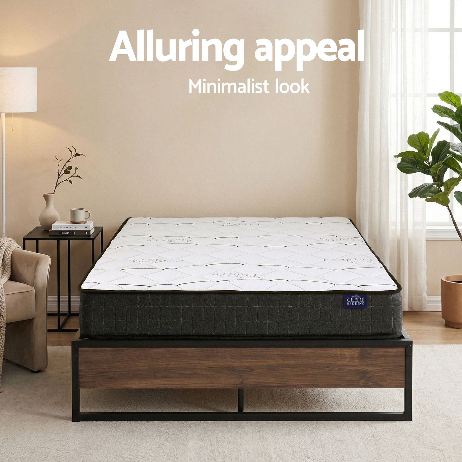 Double Bed Frame Mattress Set 16cm | HomeAndLiving - 2