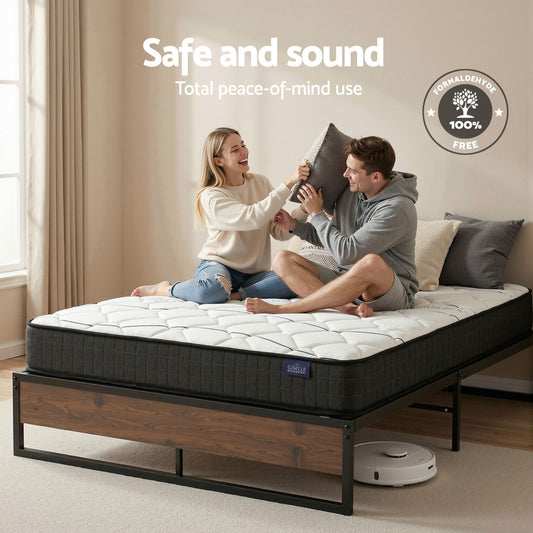 Double Bed Frame Mattress Set 16cm | HomeAndLiving