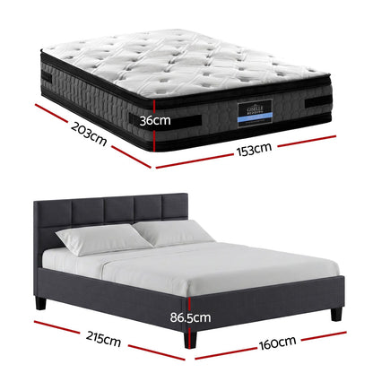 Queen Mattress Bundle Double Sided 203x153x36cm