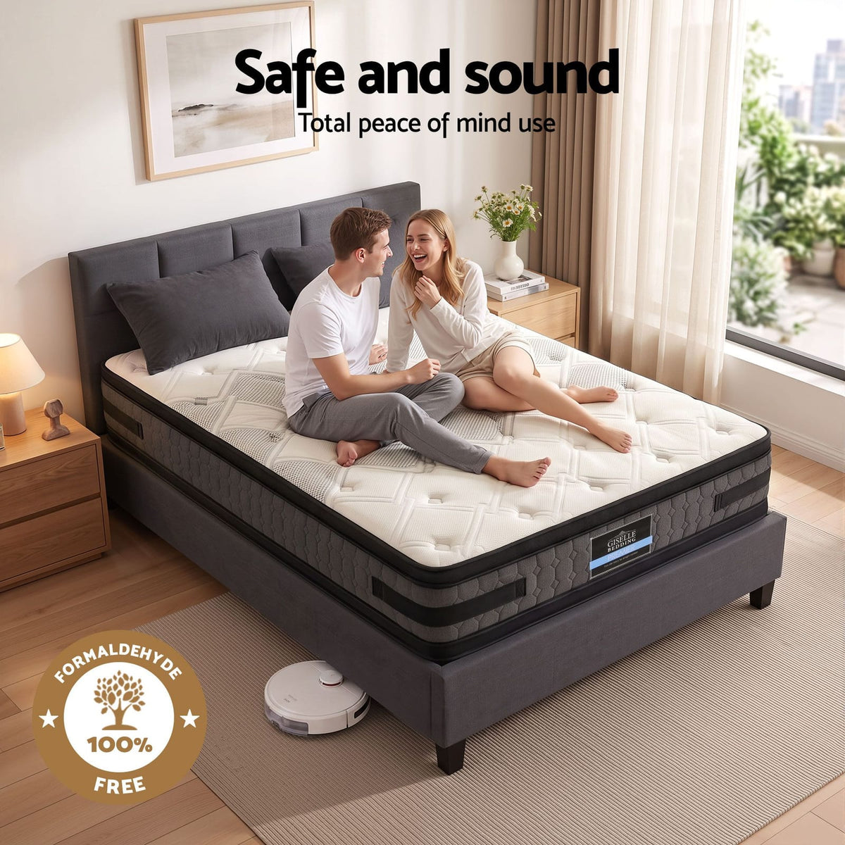 Queen Mattress Bundle Double Sided 203x153x36cm