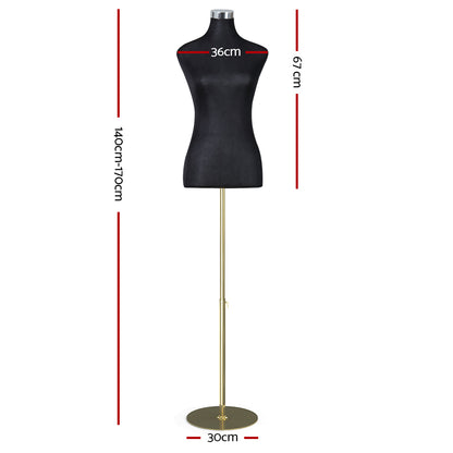 Female Mannequin Dummy Model Dressmaker Clothes Display Torso Tailor Bk