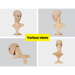 Male Mannequin Head Dummy Model Display Shop Stand Professional Use