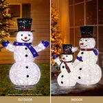 Christmas Lights 330 LED Fairy Lights Snowman Decoration Set