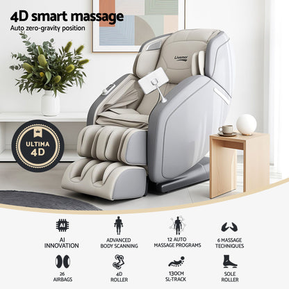 4D Massage Chair Electric Recliner Home Massager Gary