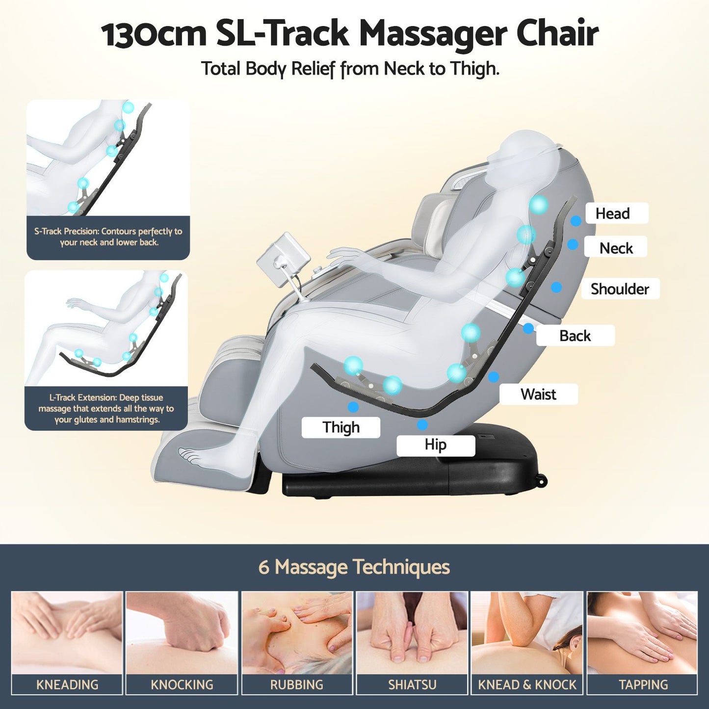 4D Massage Chair Electric Recliner Home Massager Gary