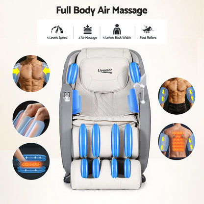 4D Massage Chair Electric Recliner Home Massager Gary