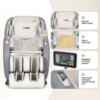4D Massage Chair Electric Recliner Home Massager Gary
