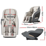 Massage Chair Electric Recliner Massager Grey Decima