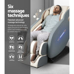 Massage Chair Electric Recliner Massager Grey Ozeni
