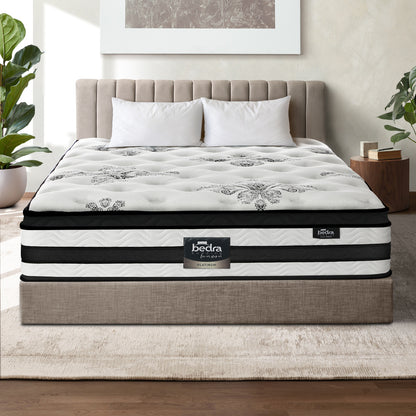 H&L Presents Mattress Cool Gel Bed Medium Firm Mattress Pocket Spring 34cm Thickness