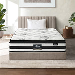 H&L King Single Mattress Cool Gel Bed Medium Firm Mattress with Pocket Spring 34cm Thickness