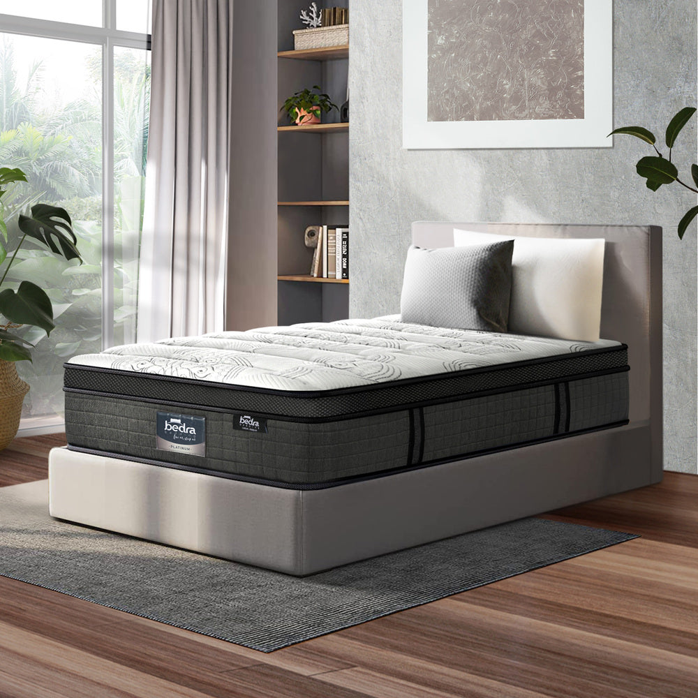 H&L Latex Foam Mattress Bed 9 Zone Pocket Spring 34cm Thickness