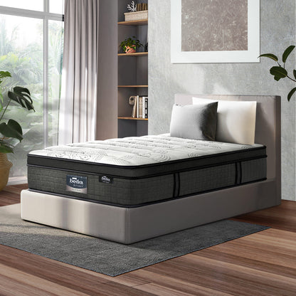 H&L Latex Foam Mattress Bed 9 Zone Pocket Spring 34cm Thickness