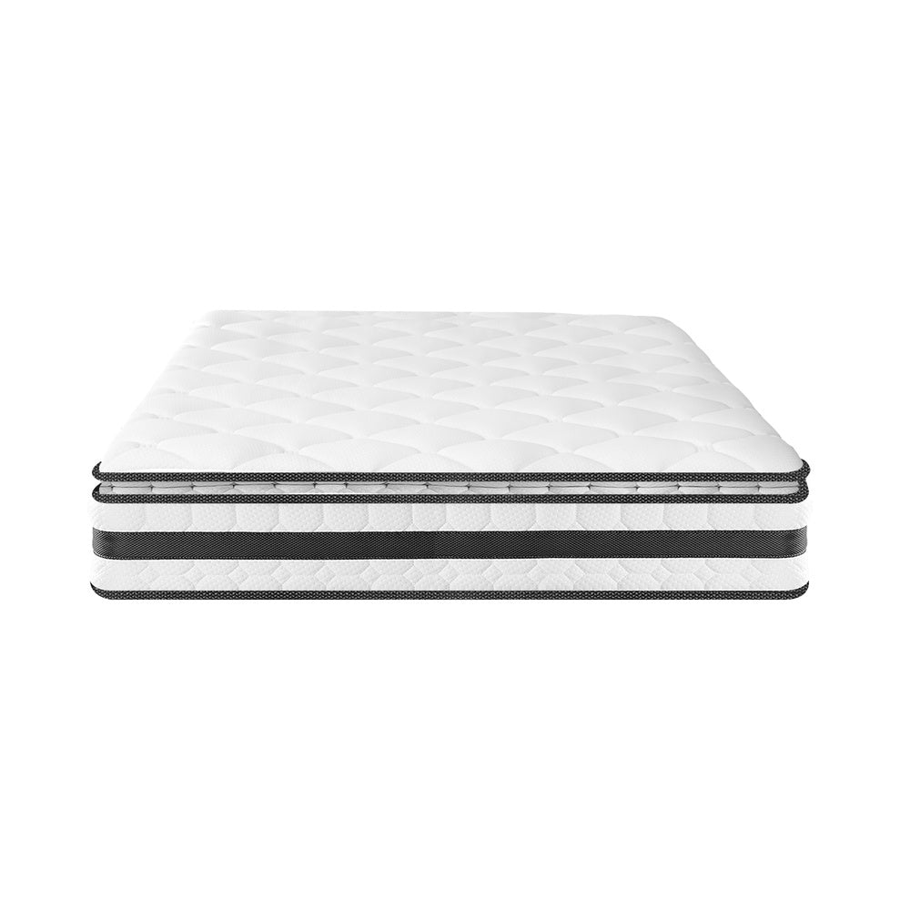 H&L Mattress Pillow Top Cool Gel Foam Bonnell Spring 21cm K/Q/D/S/KS