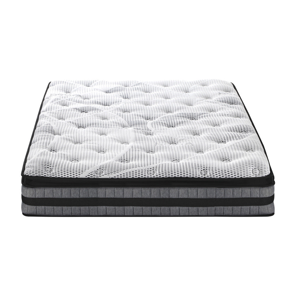 H&L Mattress Cool Gel Foam Bonnell Spring Pillow Top 22cm