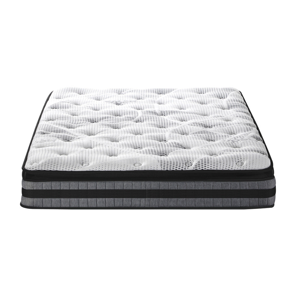 H&L Mattress Cool Gel Foam Bonnell Spring Pillow Top 22cm