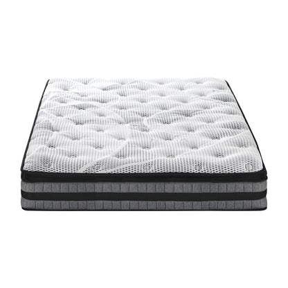 H&L Mattress Cool Gel Foam Bonnell Spring Pillow Top 22cm