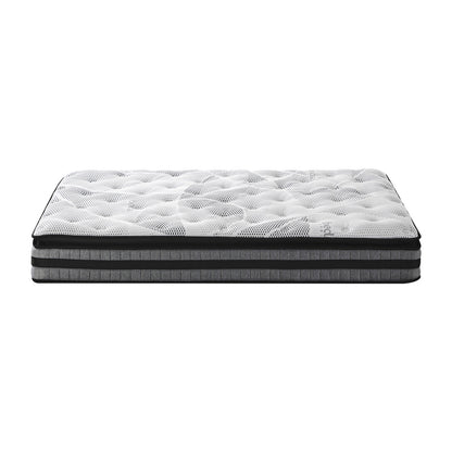 H&L Mattress Cool Gel Foam Bonnell Spring Pillow Top 22cm