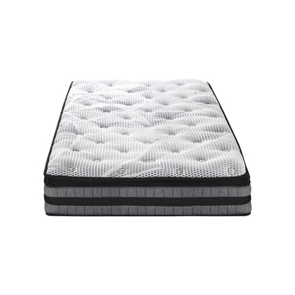 H&L Mattress Cool Gel Foam Bonnell Spring Pillow Top 22cm
