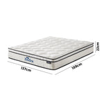 H&L Boucle Mattress Memory Foam Pocket Spring Euro Top