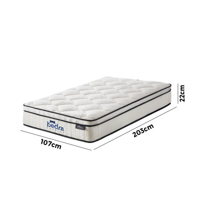 H&L Boucle Mattress Memory Foam Pocket Spring Euro Top