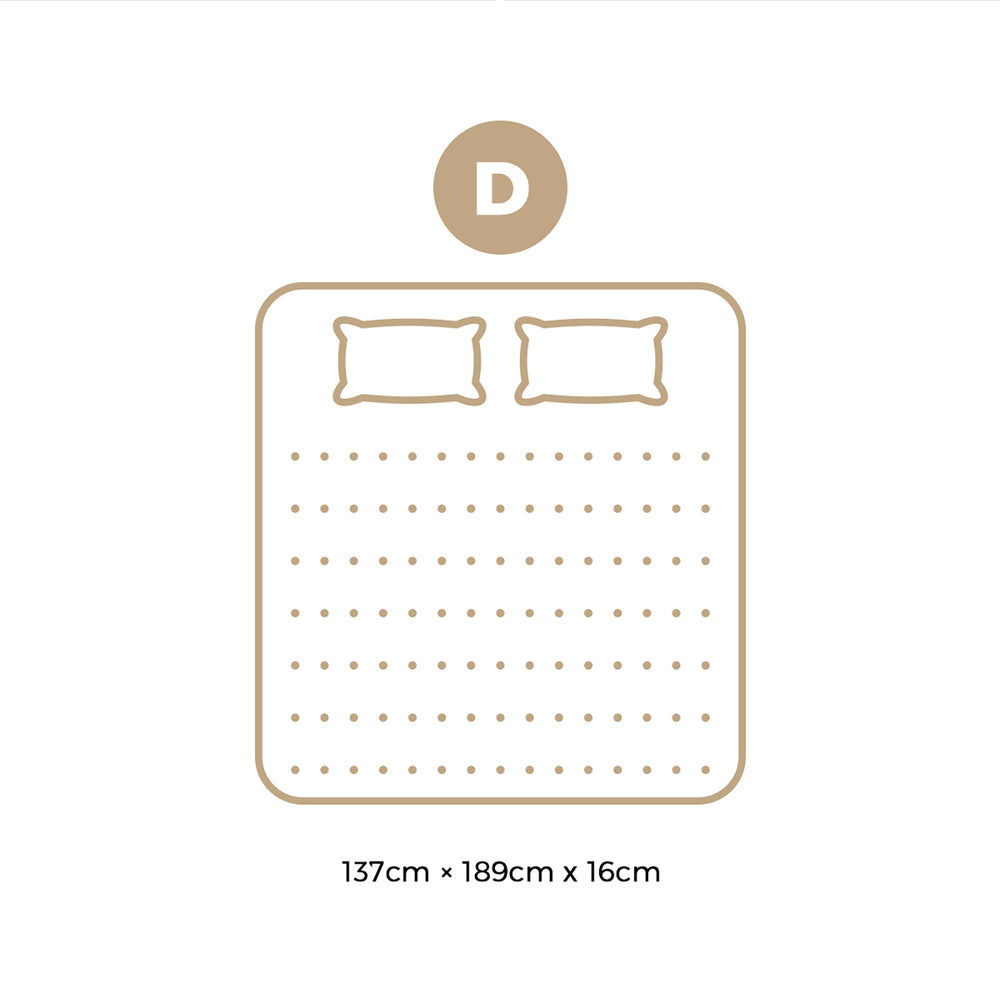 H&L Mattress Boucle Bonnell Spring 16cm