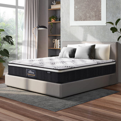 H&L Mattress Cool Gel Foam Euro Top Pocket Spring 22cm