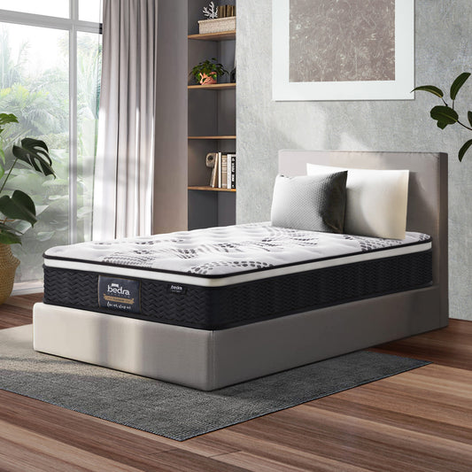 H&L Mattress Cool Gel Foam Euro Top Pocket Spring 22cm