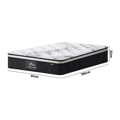 H&L Mattress Cool Gel Foam Euro Top Pocket Spring 22cm